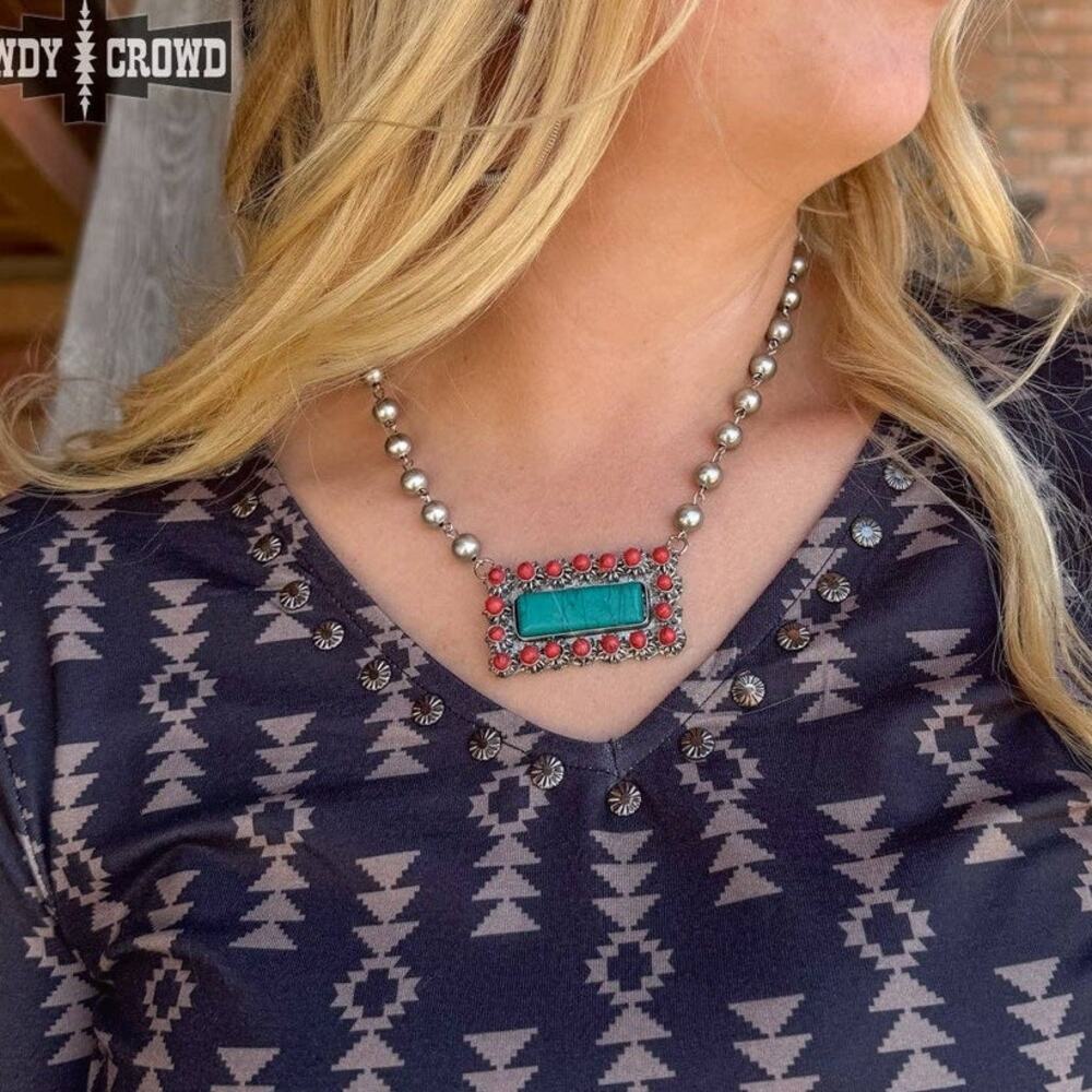 Honky Tonk Charm Necklace | Western Pendant Jewelry - Picture 3 of 3